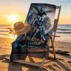 Avatar Print Beach Towel Design, Soft, Lightweight. for Home Bathroom, Spa, Pool, Yoga, Surfing, Camping, Gift for Family, Friend