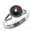 Natural Black Pal Gemstone Handmade 925 Sterling Silver Jewelry Ring Size 9 G2o98