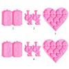 Love Letter Pattern Decoration Mold Jewelry Making Mould Small Accessory Home Decoration Holiday Jewelry Casting Molds
