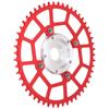 52T 104BCD Motor Bike Chainring Adapter Mid Drive Chainring Spider Chain Conversion Kit for Tongsheng Motor Red