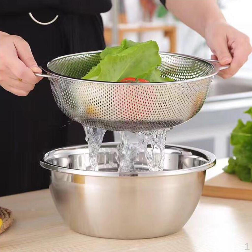 6 Sizes Stainless Wire Fine Mesh Oil Strainer Flour Sifter Sieve Colander