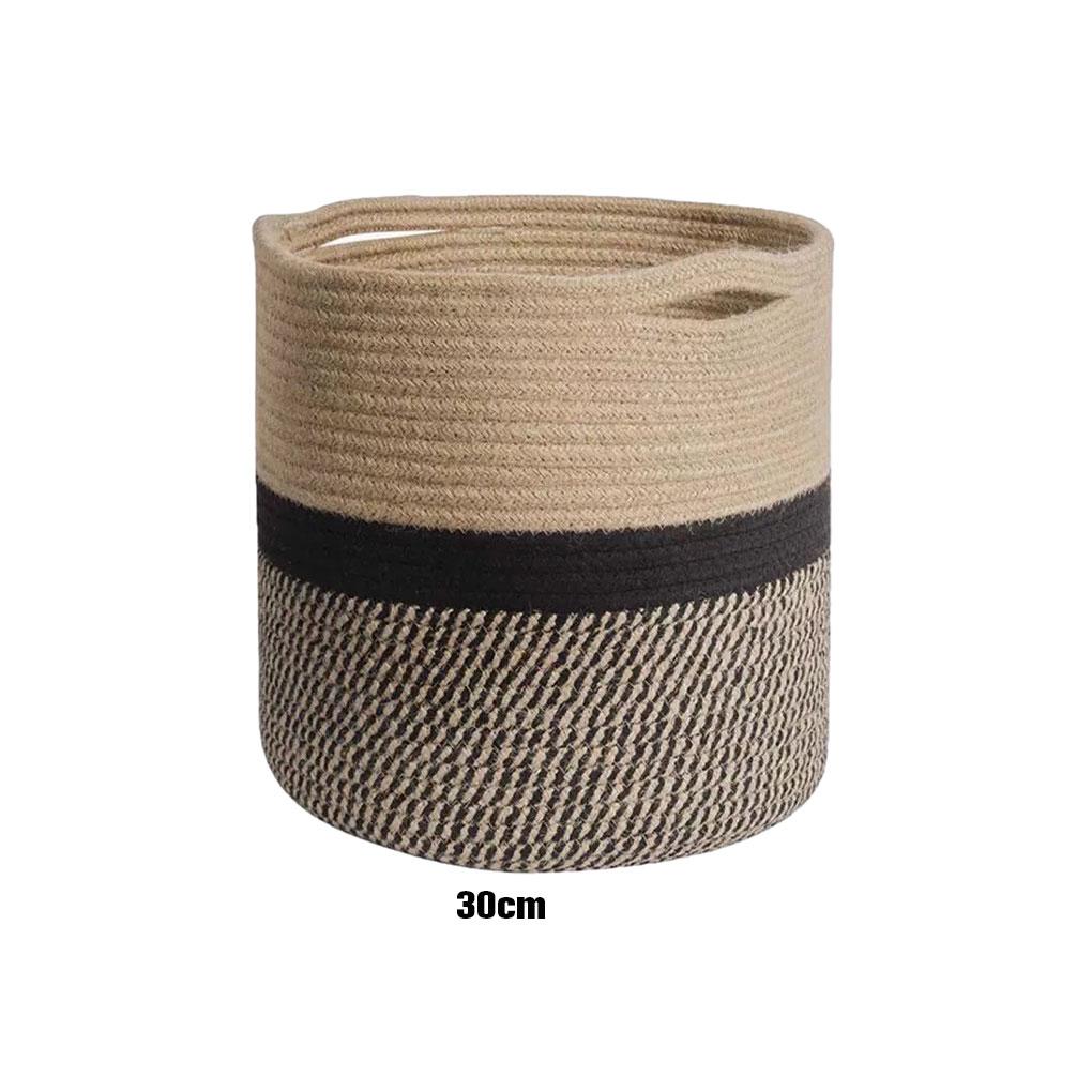 Wide Application Woven Storage Baskets For Home Office And Garden Flower Pots Home Decor Laundry