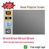 Schermo Proiettore Pieghevole HD 4K in Metallo - Resistente alla Luce e Portatile per Film all'Aperto di Giorno