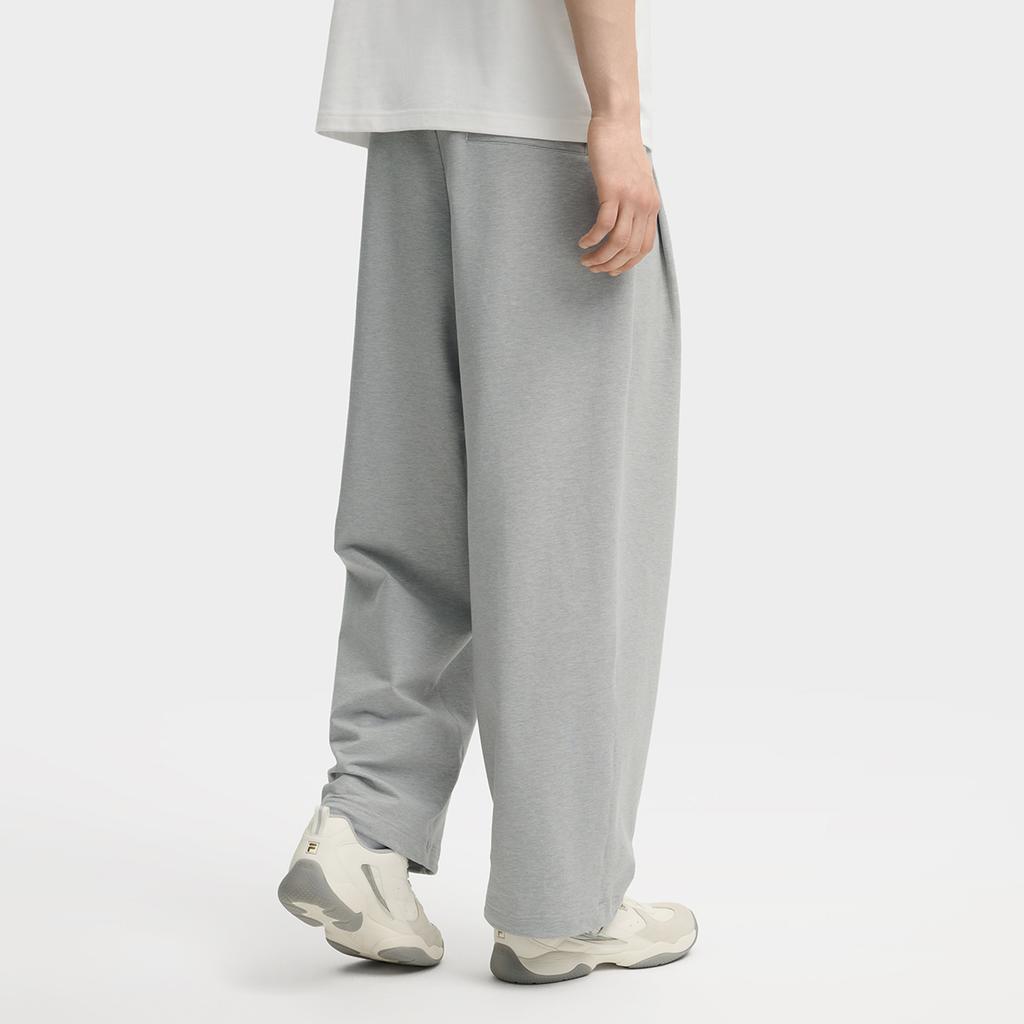 Fila Milano Series Fashion Casual Retro Basic Texture Skin-Friendly Simple Comfortable Versatile Knitted Sports Pants Men Bottoms F11M535601F-MG