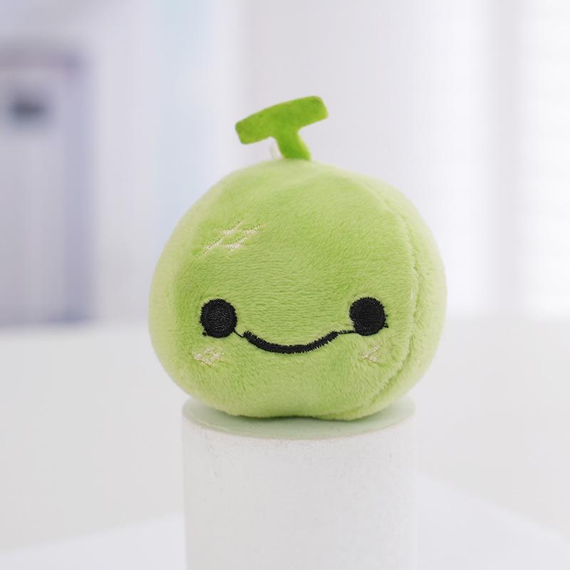 50 Stück/Los 6cm Niedliche Obst Apfel Orange Pfirsich Plüschtiere Schlüsselanhänger Banane Stofftiere Anhänger Schlüsselanhänger Geschenke für Kinder