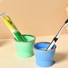 180ml Travel Collapsible Cup Silicone Telescopic Cup Space Saving Folding Water Cup  Camping