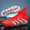Nouvelles Chaussures de Football pour Hommes Chaussures de Soccer Professionnelles Garçons Antidérapantes TF/FG Match Baskets Confortables Chaussures de Sport à la Cheville Unisexe