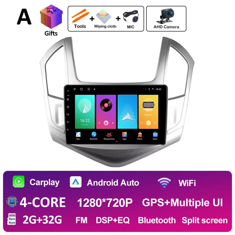 Car Video Radio Multimedia Player For Chevrolet Cruze J300 J308 2012 2013 2014 2015 Wireless Carplay Android Auto Head Unit WIFI