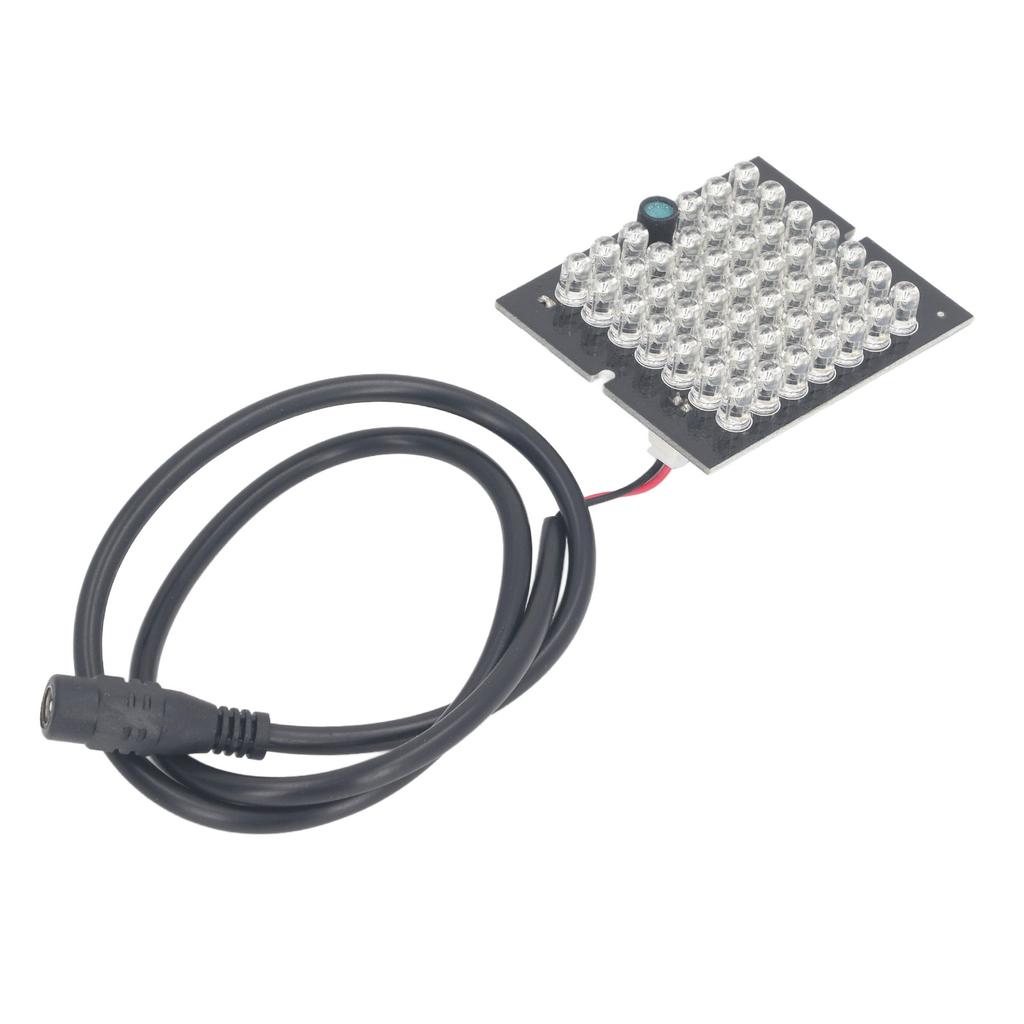 Płytka lampy LED do noktowizji 850nm 48 diod IR Lampa LED doświetlająca Płytka podczerwieni DC12V