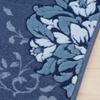 Senko DECORMUSEE Precious Long Toilet Mat, Approx. 80 x 60 cm, Navy Blue, Elegant, 30276