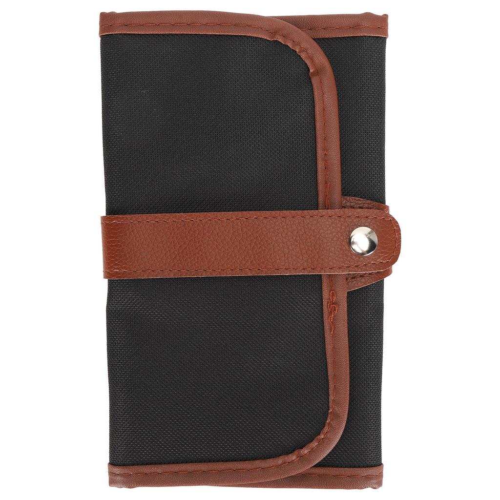 Pen Wrap Roll Pencil Case Canvas Bag Pouch Painting Tools Storage Stationery School Supplies