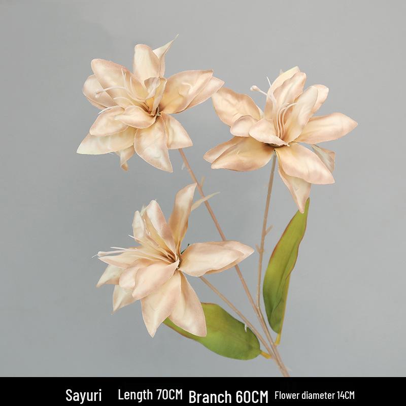 Karamelkleurige Kunstbloemen Bruiloftsdecoratie - Plafond- en Wegdekarrangementen, Koffietint Nepbloemen.