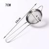 1PCS Stainless Steel Fine Mesh Food Strainer Sifter For Baking With Handle Flour Sieve Sifter Juice Soy Milk Baking Kitchen Tool