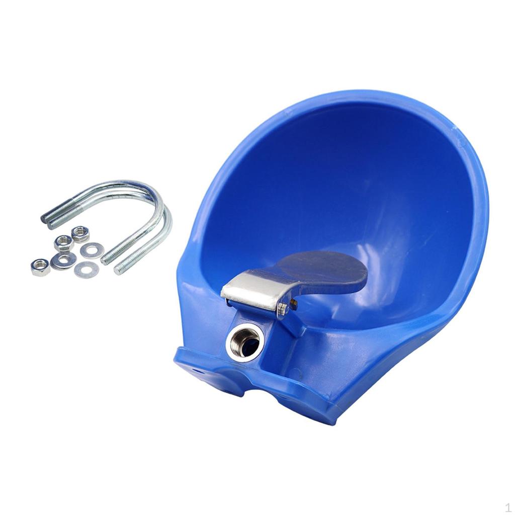 Horse Drinkers Waterers Cups Drinking Bowls Adjustable Hanging for Livestock