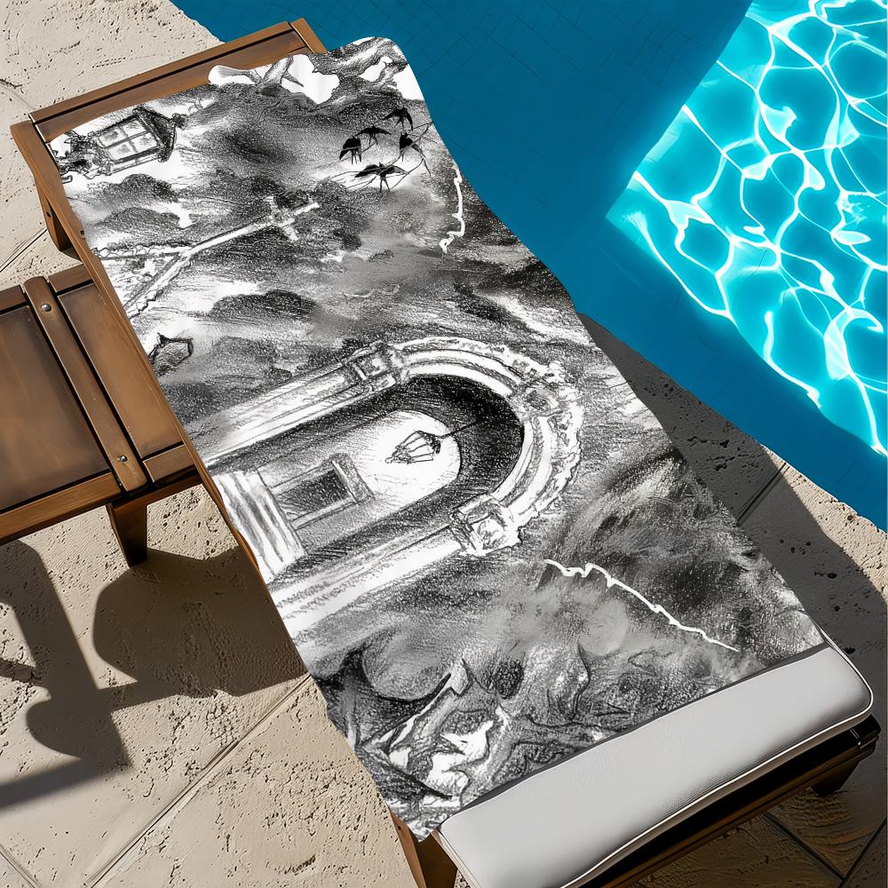 T-Tony Singer B-boy TRAUMa Towel Beach Quick Dry Soft Pool Towels Gift for Travel Gym Shower Camping Sports