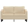 Vidaxl 2-Seater Sofa, Cream, 140 Cm, Upholstered In Fabric