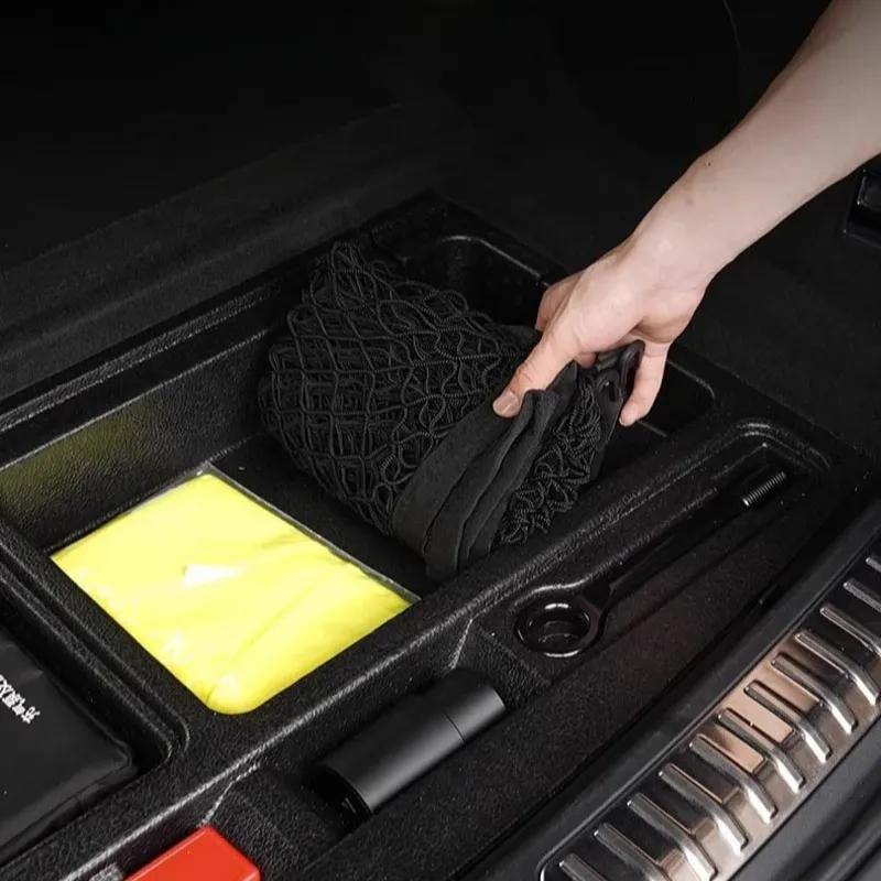 For Lixiang L6 L7 L8 L9 Car Rear Cargo Net Adjustable Elastic Mesh Storage Organizer Large Capacity Stretchable Trunk Net