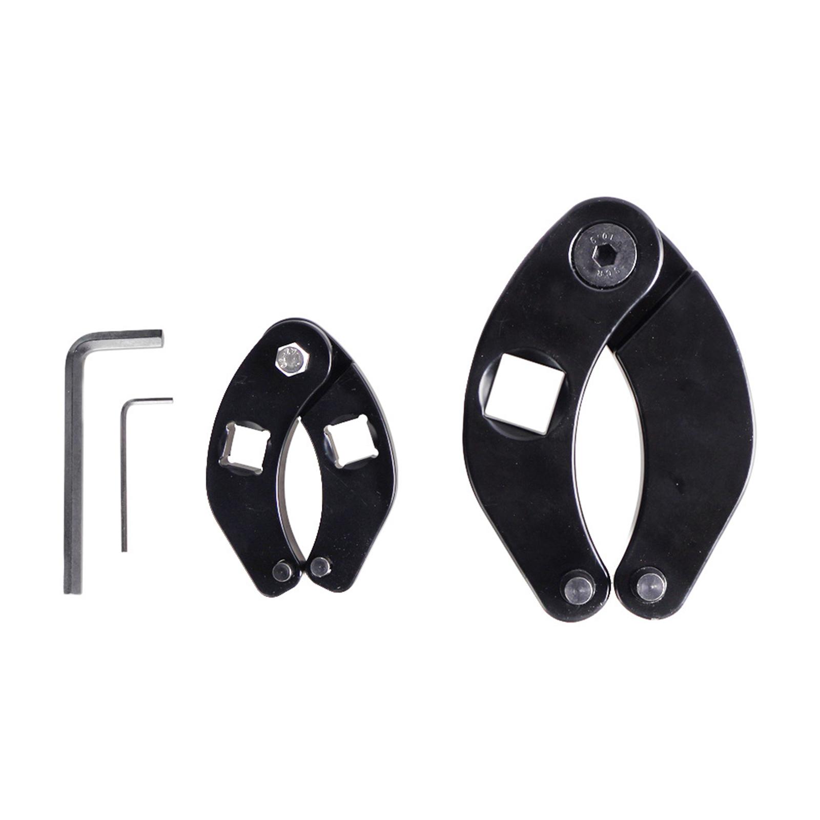 

2 шт. Инструмент-ключ для гайки сальника 1266 7463 Универсальный регулируемый инструмент-ключ для гидравлических цилиндров Снятие гаек сальника