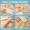 12-Loch Italienische Ravioli & 10-Loch Teigtaschen Formwerkzeug