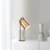 Nordic simple marble table lamp creative metal lampshade bedroom bedside lamp