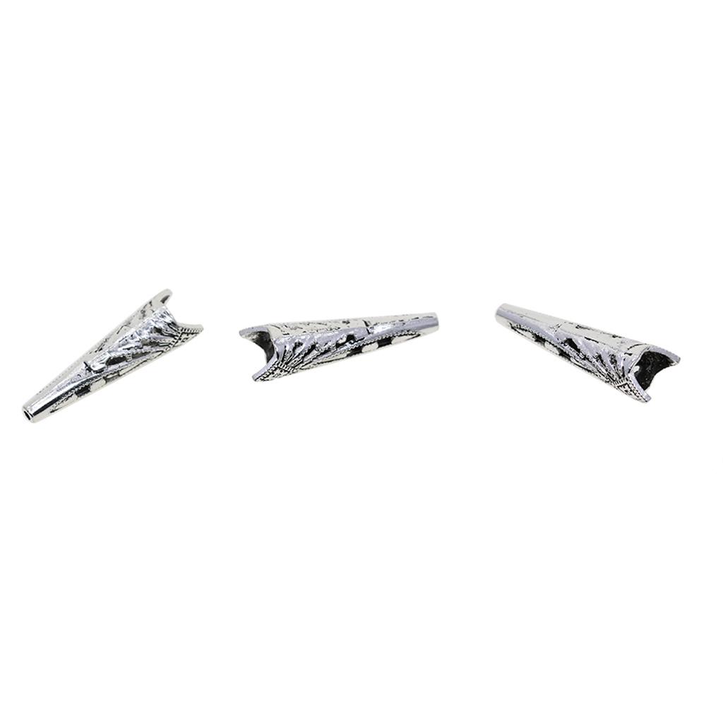 30 stk Horn Dusk Caps Bead End Cap Charm Smykker Funn Håndverk Ornamenter