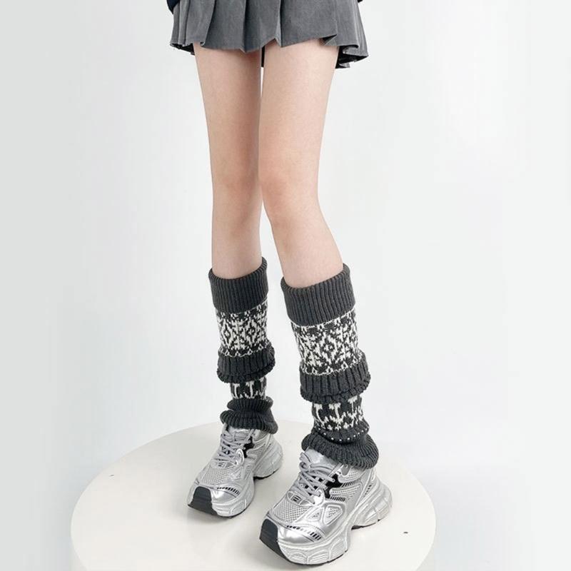 Elegant Knitted Boot Socks Women Girls Piled Up Socks Leg Warmer Enjoy Comfort for Daily Use in the Autumn and Winter