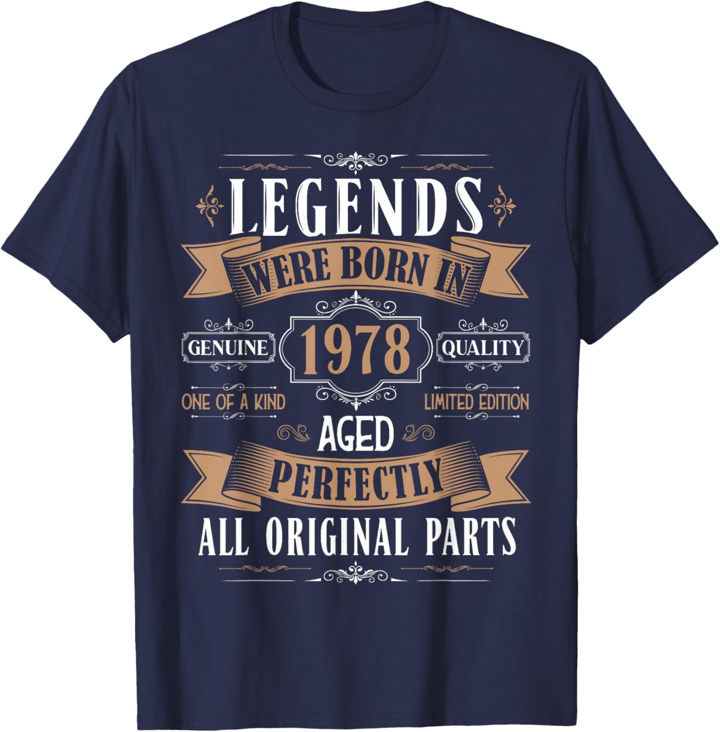 Legends Born In 1978 47th Birthday 47 Years Old Bday Men TShirt S