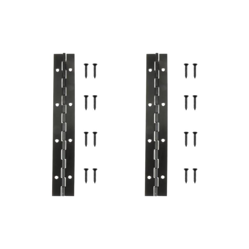 Smooth Operating Piano Hinge Suitable for Bifold Door Applications Including Mounting Screws for Noise Reduction Safe