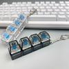 Decompression Button Tester Keychain Pendant Fingertip Press Decompression Toy