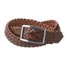 Wins Factory Pendulum Buckle Belt, Italian Leather, Mesh, Made In Japan (M, Dark Brown)