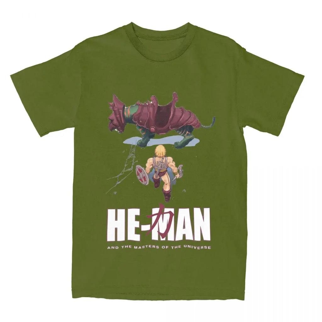 He-Man Władcy Wszechświata Koszulka Odzież Męska Damska Rekreacyjna Koszulka z Krótkim Rękawem Topy Pomysł na Prezent