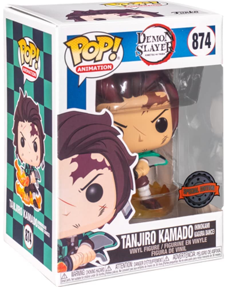 Funko POP Demon Slayer Kamado Tanjiro with Flame Blade