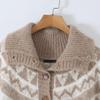2026 European-American Retro Fair Isle Women's Cardigan - New Fashion Commuter Knit