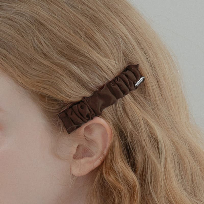 Mellotory Square Shirring Hairpin (deep Brown)