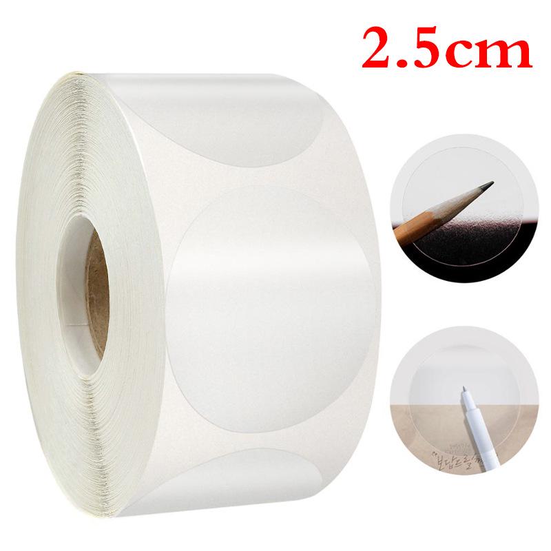 Transparent Round Sealing Stickers - 500 pcs/roll for Gift Box Packaging