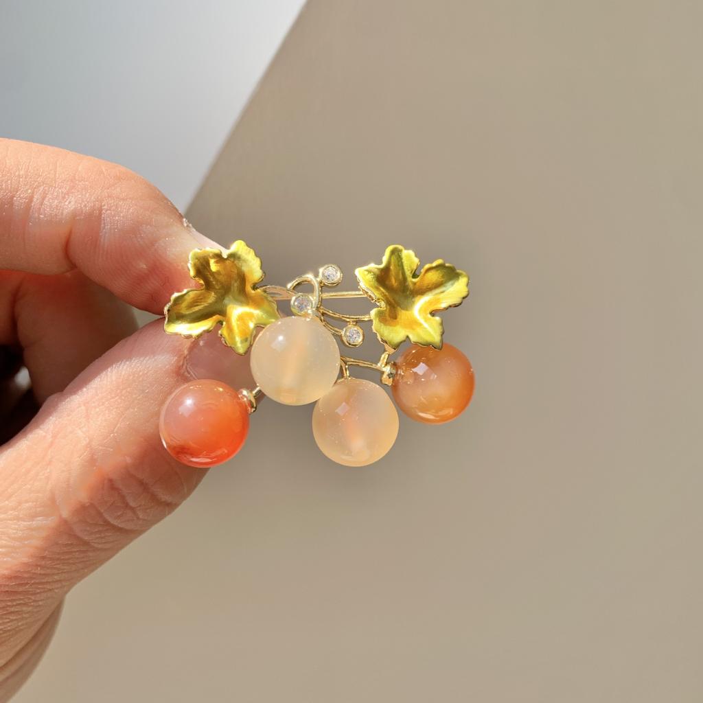 Senior Brooches Flower Leaf Brooch Pins for Women Suit Pendant  Fashion Brooches Jewelry