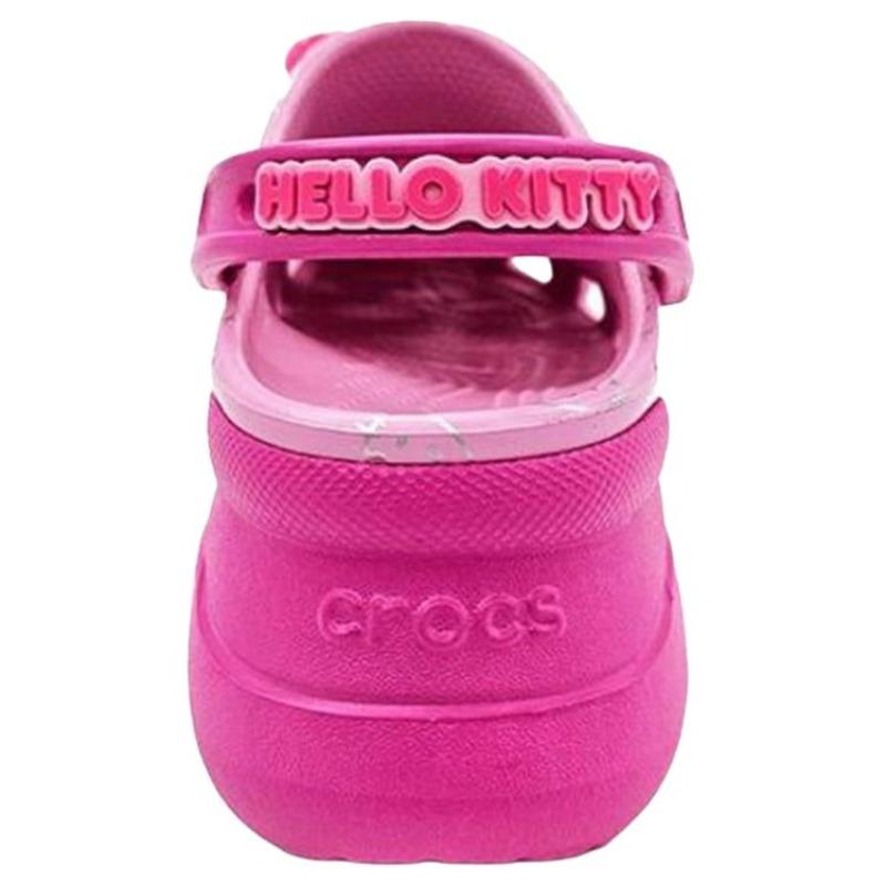 Crocs × Hello Kitty Bae Clog Cute Fashion Platform Heightening Outdoor Breathable Clogs Women Pink 211199-90H
