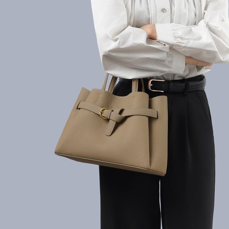 Handbag, women's new commuter mother bag, messenger bag, autumn and winter fashion versatile bucket bag, women's bag