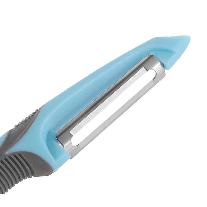 Obieraczka ze stali nierdzewnej 2 rodzaje Warzywa Owoce Melon Przydatny Nóż Tarka Gadżety kuchenne Akcesoria do restauracji do użytku domowego