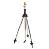 Impact Sprinkler On Spike Base Heavy Duty Zinc Alloy Water Sprinkler for Yard Lawn Garden 0-360° Rotate Large Area Coverage 1/2'