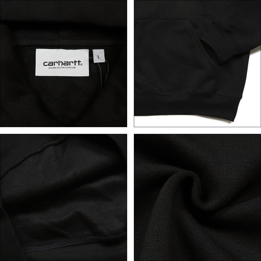 Carhartt WIP Pullover Size Black and 065 Men's Hoodie, L, White, [Used]