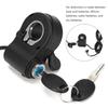 Keenso Motorcycle Handlebar Switch, Thumb Lock Electric Scooters Throttle Grip Accessory Black