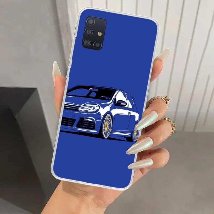 Cool MK4 MK5 Golf Car Phone Case for Samsung Galaxy A52 A32 A22 A12 A02S A50S A30S A10S Note 20 Ultra 10 Plus S10 A31 A20 A71 A7