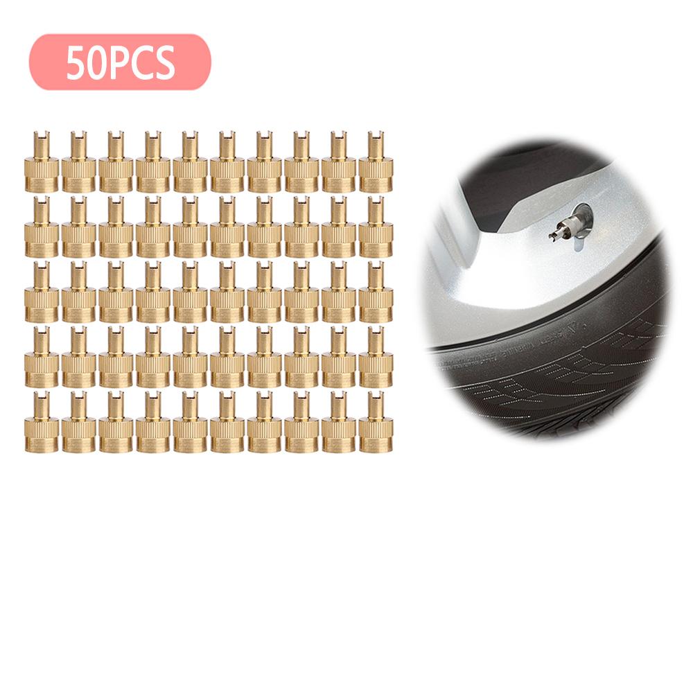 

100/50/8 шт. колпачки для стержней клапанов с прорезями, медные колпачки для клапанов шин, пылезащитные колпачки для мотоциклов и автомобилей, колпачки для стержней клапанов колес