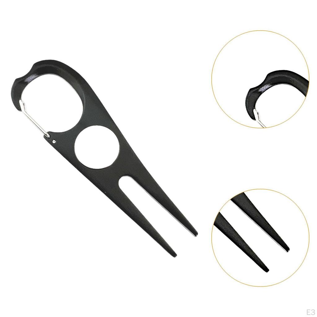 Golf Divot Repair Tool Green Fork Groove Cleaner Lightweight Replacement Accessories Stainless Steel