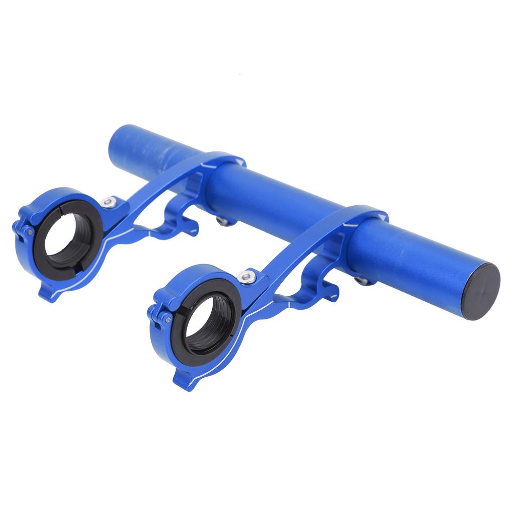 20CM Bike Handlebar Extender Bicycle Aluminum Alloy Handlebar Extension Bracket RackBlue