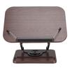 Multifunctional Book Stand Foldable Reading Display Holder with 360 Degree Rotating Base Pen Slot Elastic Page Clips