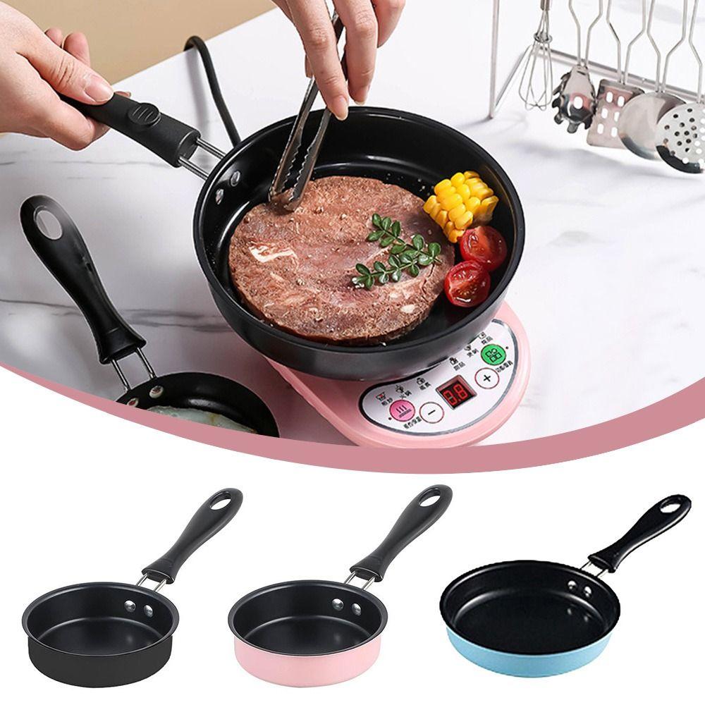 Nerezová pánev na smažení vajec Kulatý hrnec na příkrmy Nepřilnavá pánev Kuchyňské pomůcky