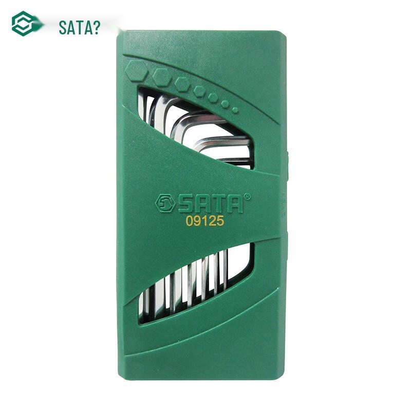 SATA 7-Piece Ball End Hex Key Set Chrome Vanadium Steel