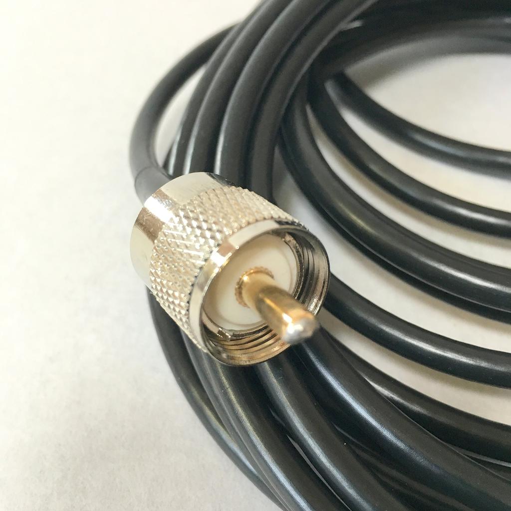 Mobile Soft Antenna and Magnetic Base Cable 5m Tangent <Fukurokuju> (coaxial MJ-MP)